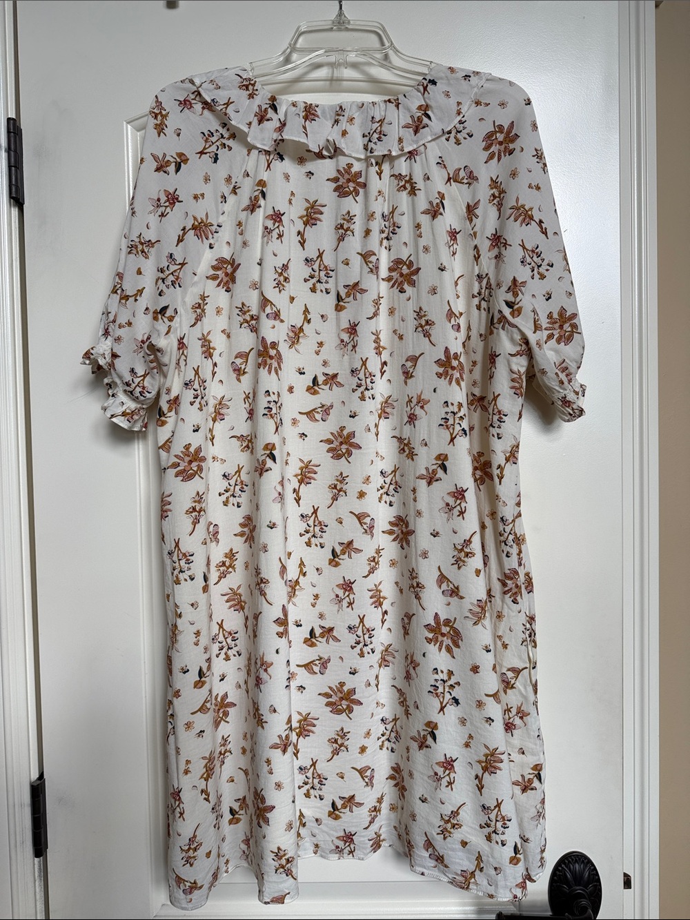 Madewell Ruffle Button-Front Trapeze Dress - Picture 5 of 7
